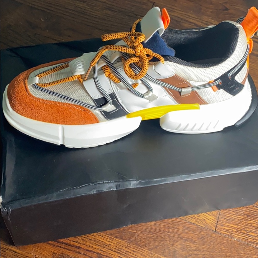 Orange multi. Colored Chunky SNEAKERS